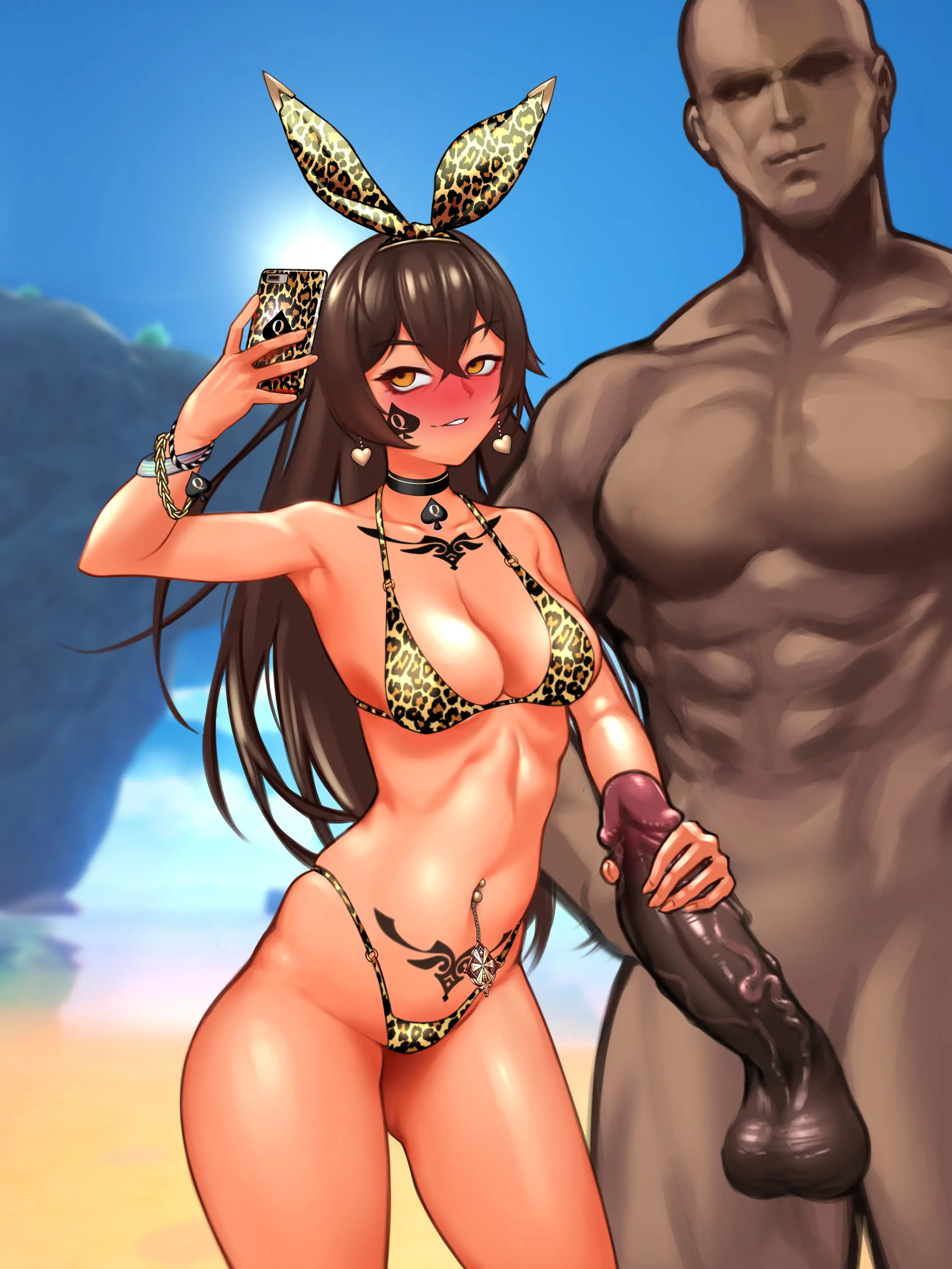Genshin_Amber_Swimsuits (Decensored)